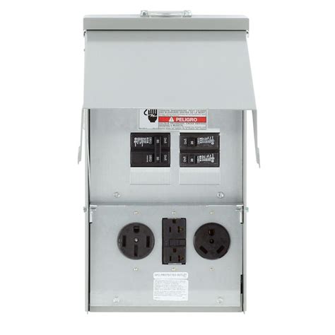 50 amp power distribution box|50 amp breaker box lowe's.